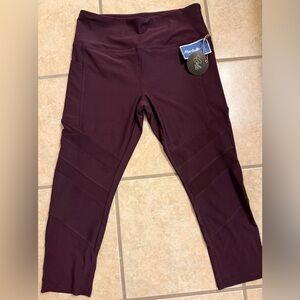 Plum Active Capri Leggings